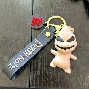 Disney Death note, Oogie boogie nightmare before xmas keychain silicone keychain